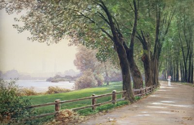 A Fontenay Hamburgban alkotó: Ascan Lutteroth