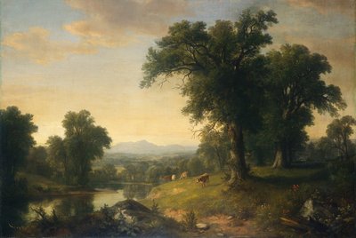 Egy lelkipásztori jelenet, 1858. alkotó: Asher Brown Durand