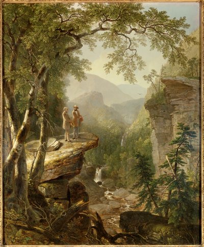A Szellem Testvérisége Thomas Cole festő (1801-1848) és William Cullen Bryant költő (1794-1878) egy romantikus tájon érintkeznek egymással. Asher Durand (1796-1886) festménye 1849 Magángyűjtemény - Rokon szellemek. A Hudson folyó nagy művésze alkotó: Asher Brown Durand