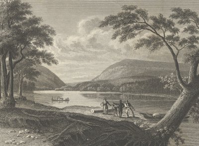 Delaware Water Gap, 1830. alkotó: Asher Brown Durand