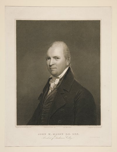 John M. Mason, D.D., S.T.P., a Dickinson College rektora alkotó: Asher Brown Durand