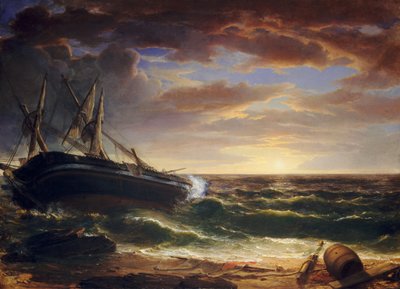 Az elakadt hajó, 1844. alkotó: Asher Brown Durand