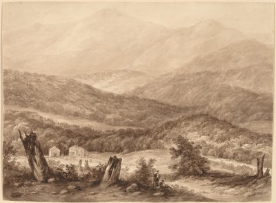 Fehér hegyek (?) alkotó: Asher Brown Durand