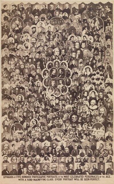 Több mint ötszáz fényképes portré a... leghíresebb személyiségeiről, kb. 1864. alkotó: Ashford Brothers and Co
