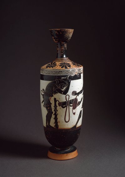 Görög művészet: „” Héraklész és Atlasz”” Héraklész (Herkules) részlete Lekythos (lecyth) Athéné festője (Kr. e. 450-400) készítette. Athénész, Országos Régészeti Múzeum alkotó: Athena Painter (workshop of)