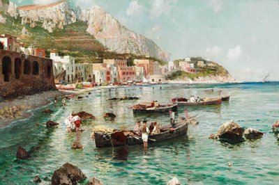 Attilio Pratella Capri Marina Grande alkotó: Attilio Pratella