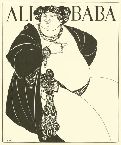 Ali Baba (litográfia) alkotó: Aubrey (after) Beardsley