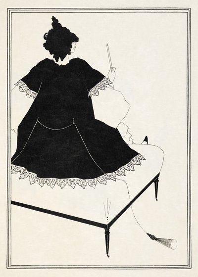 Illusztráció Oscar Wilde „Saloméjához”. alkotó: Aubrey (after) Beardsley