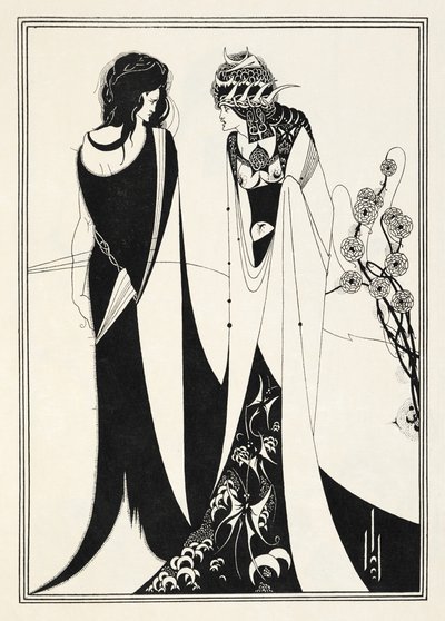 Illusztráció Oscar Wilde „Saloméjához”. alkotó: Aubrey (after) Beardsley