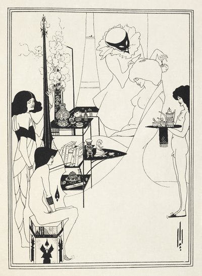 Illusztráció Oscar Wilde „Saloméjához”. alkotó: Aubrey (after) Beardsley