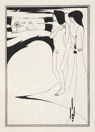 Illusztráció Oscar Wilde „Saloméjához”. alkotó: Aubrey (after) Beardsley