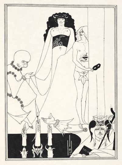 Illusztráció Oscar Wilde „Saloméjához”. alkotó: Aubrey (after) Beardsley