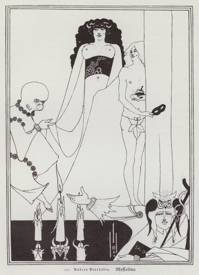Messalina (tagok) alkotó: Aubrey (after) Beardsley