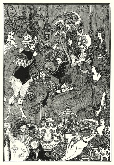 A lép barlangja (metszet) alkotó: Aubrey (after) Beardsley