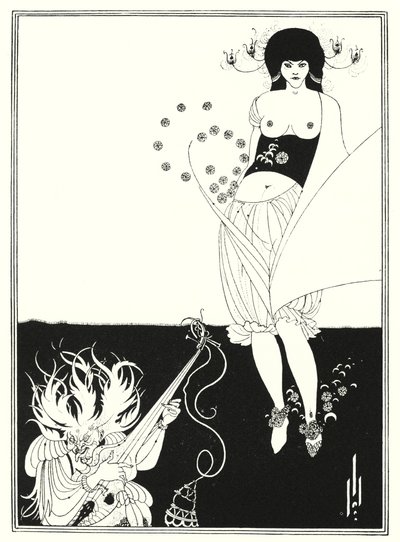 A gyomortánc (metszet) alkotó: Aubrey (after) Beardsley