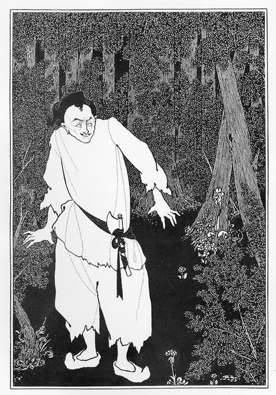Ali Baba az erdőben, 1897 alkotó: Aubrey Beardsley