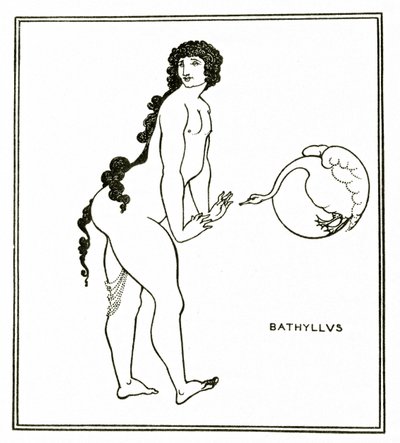 Bathyllus, 1894 körül alkotó: Aubrey Beardsley