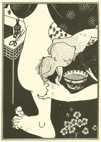 A lábszár vádli születése alkotó: Aubrey Beardsley
