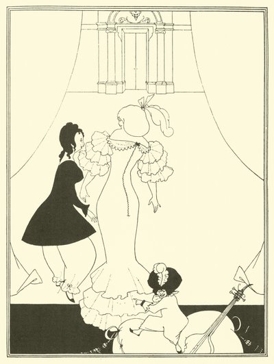 Vígjáték Marionettek balettje alkotó: Aubrey Beardsley