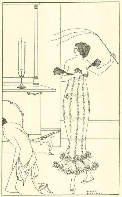 Frontispiece, A teljes és igaz beszámoló Earl Lavender csodálatos küldetéséről alkotó: Aubrey Beardsley