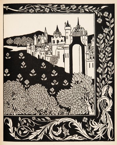 Hogyan lovagolt Guenever királynő Mayingon alkotó: Aubrey Beardsley