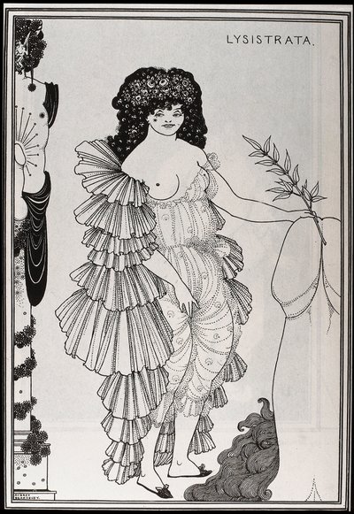 A lizisztrát megvédi a nemét alkotó: Aubrey Beardsley