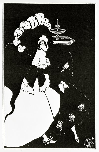Bordélyházból hazatérő messalin és társa, 1894 körül alkotó: Aubrey Beardsley