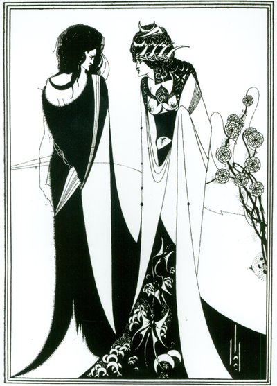 Salome édesanyjával, Heródiással alkotó: Aubrey Beardsley