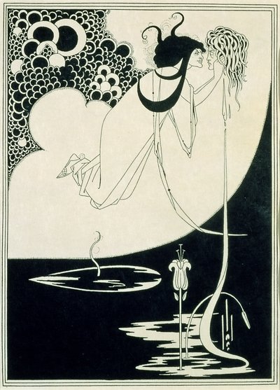 A csúcspont, Oscar Wilde „Salome” című művéből készült illusztráció alkotó: Aubrey Beardsley