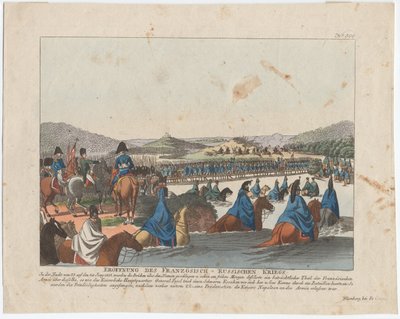 A francia invázió kezdete Oroszország ellen alkotó: August Friedrich Andreas Campe