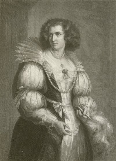 Grafin Terzky (metszet) alkotó: August Friedrich Pecht