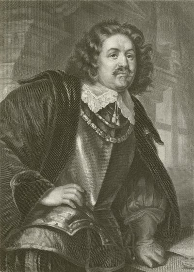 Octavio Piccolomini (metszet) alkotó: August Friedrich Pecht