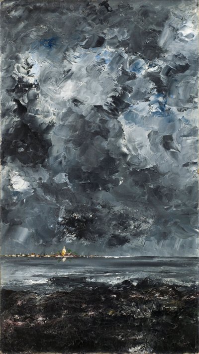 La ville - A város - Strindberg, augusztus (1849-1912) - 1903 - Olaj, vászon - 94,5x53 - Nemzeti Múzeum Stockholm alkotó: August Johan Strindberg