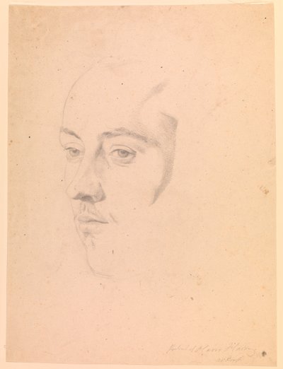 Harro Harring portréja alkotó: August Krafft