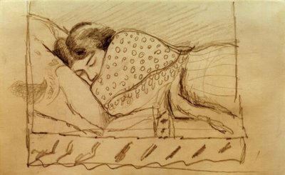 Elisabeth, alszik alkotó: August Macke