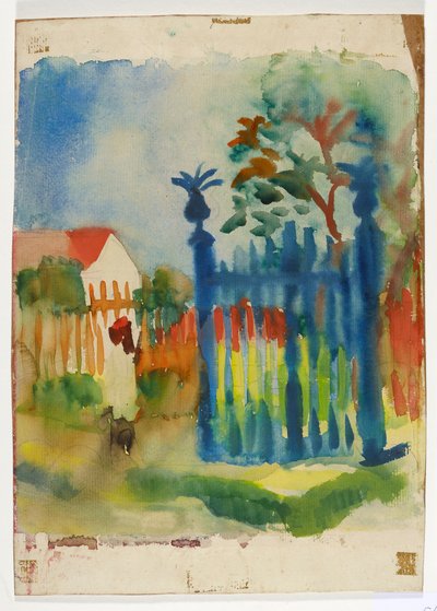 Kerti kapu alkotó: August Macke