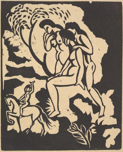 Üdvözlet, 1912. alkotó: August Macke