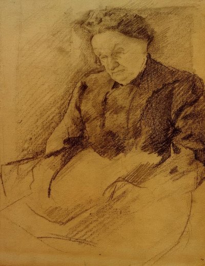 Katharina Koehler portréja alkotó: August Macke