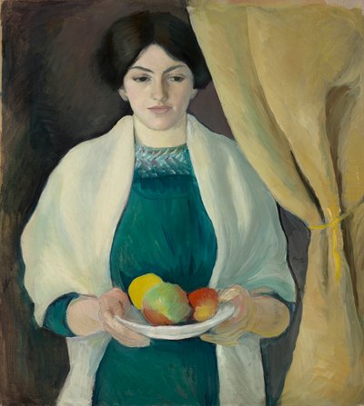 Portré almákkal alkotó: August Macke