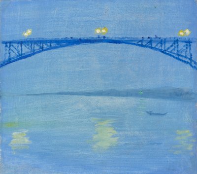 Rajna-híd este alkotó: August Macke
