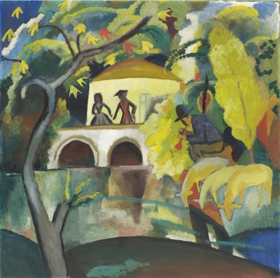 rokokó, 1912 alkotó: August Macke