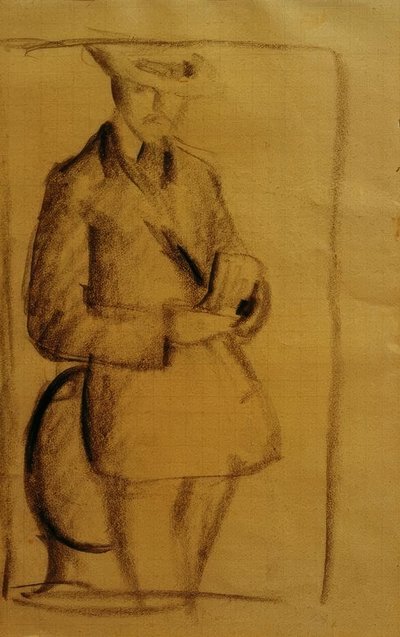 Önarckép alkotó: August Macke
