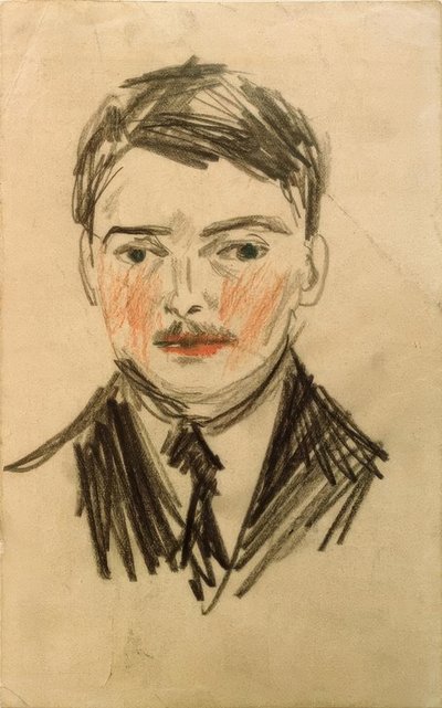 Önarckép alkotó: August Macke