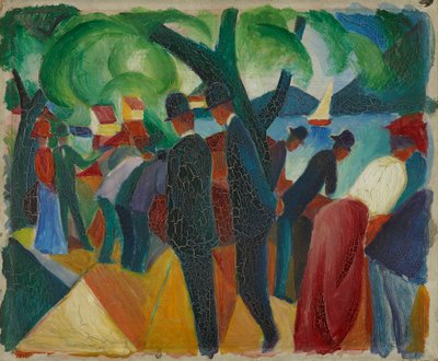 Séta a hídon alkotó: August Macke