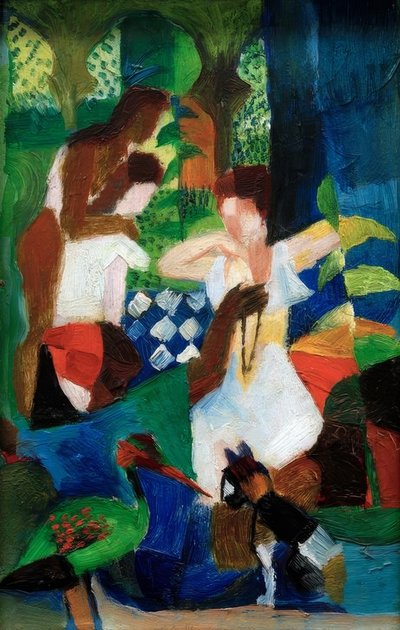 Török ékszerkereskedő alkotó: August Macke