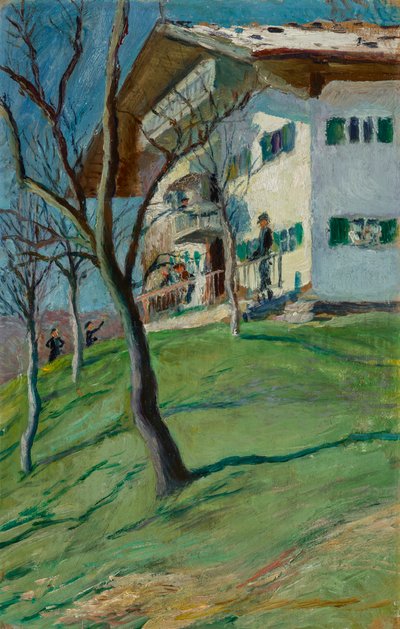 A kis házikónk Tegernsee-ben alkotó: August Macke