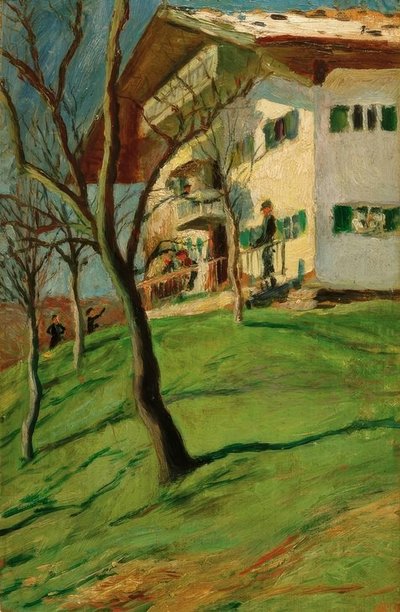 A mi kis házunk Tegernsee-ben alkotó: August Macke