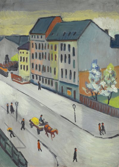 A mi utcánk szürke alkotó: August Macke