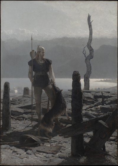 Frithiof saga: Frithiof visszatérése, 1880-as évek. alkotó: August Malmström