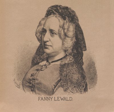 Fanny Lewald író 1811-1889, 1879. alkotó: August Schubert